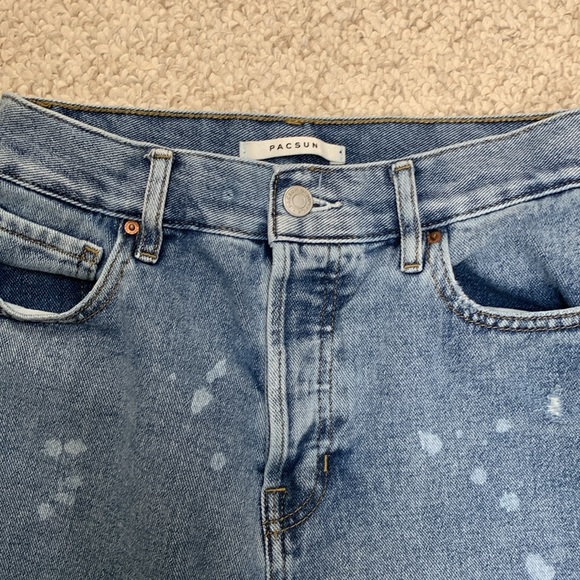 PacSun High-Rise Straight Distressed Jeans - Picture 6 of 7